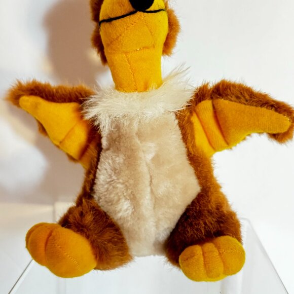 Vtg Pizzazz King Plush Vulture Brown Tan Stuffed animal RARE - Picture 6 of 13